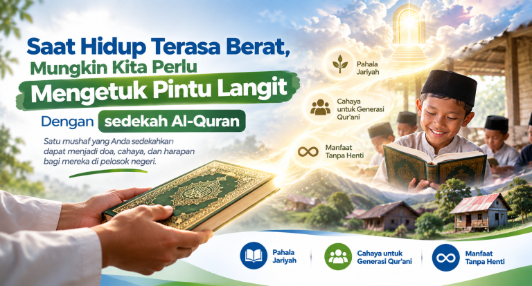 Sedekah Al-Qur’an, Pintu Langit Terbuka Saat Hidup Terasa Berat