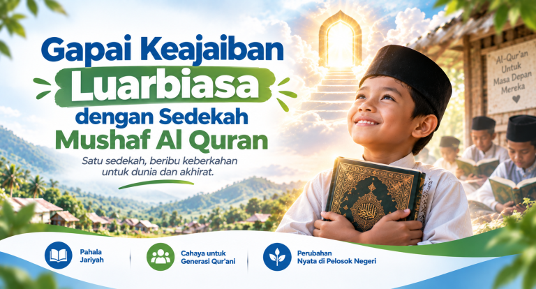 Gapai Keajaiban Luarbiasa dengan Sedekah Mushaf Al Quran